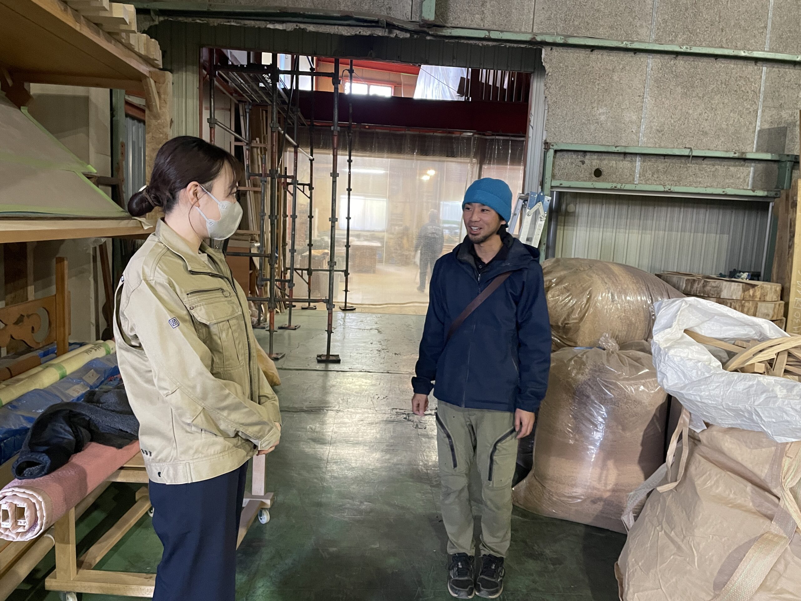 メディアトーキングの段取りでの訪問・打ち合わせの様子